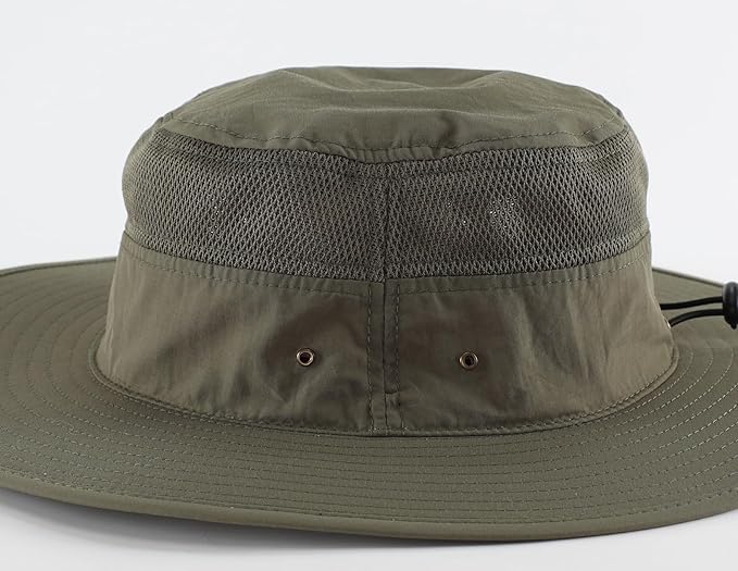 Home Prefer UPF 50+ Men's Sun Hat Wide Brim Bucket Hat UV Protection Hat for Mens Womens Beach Safari Gardening Golf Fishing