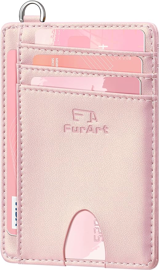 FurArt Slim Minimalist Wallet, Front Pocket Wallets, RFID Blocking, Credit Card Holder for Men & Women