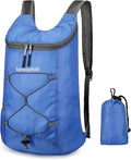 16L Hiking Daypack Lightweight Foldable Travel Backpack Water Repellent Camping Outdoor Packable Easy Carry-on Bag (Royal Blue)