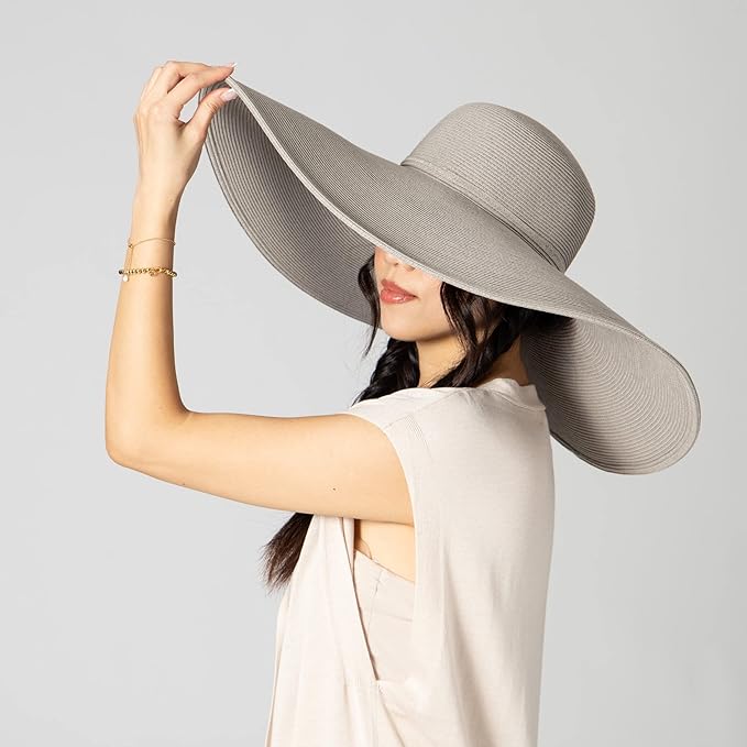 San Diego Hat Company Women's Ultrabraid X-Large Brim Hat, Adjustable Sun Hat with UPF 50+