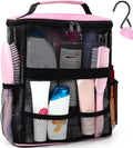 Mesh Shower Caddy,Portable HangingTravel Toiletry Bag Dorm Room Essentials for College Students Girls,Large Makeup Organizer for Full-Sized Toiletries,Travel Essentials for Women Girls Camping Beach