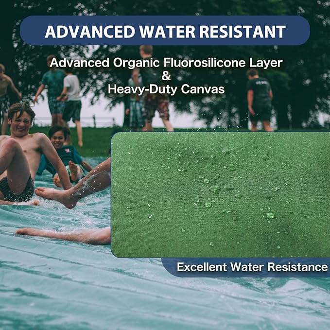 9’x12’ Canvas Tarps Heavy Duty Waterproof Tarpaulins with Aluminum Grommets,UV Resistant, 22Mil Multipurpose Drop Cloth, 14oz Durable Cover Sheet for Outdoor and Indoor Use with Ropes.