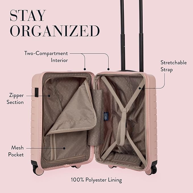 Bric's Milano By Bric's Ulisse 21" Expandable Spinner Pearl Pink One Size