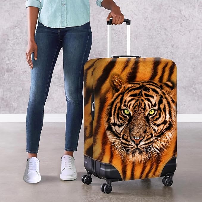 Tiger Travel Luggage Covers 30-32 Inch Spandex Suitcase Protectors