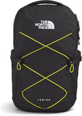 The North Face Jester Everyday Laptop Backpack, TNF Black Light Heather/Sulphur Spring Green, One Size