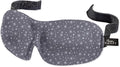 Bucky 40 Blinks No Pressure Printed Eye Mask for Travel & Sleep, Snowflakes, One Size