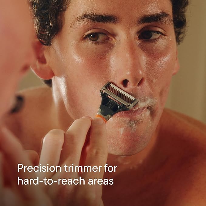 Harry's Shaving Kit for Men - Razor Handle and 3 Razor Blade Refill Cartridges - Charcoal