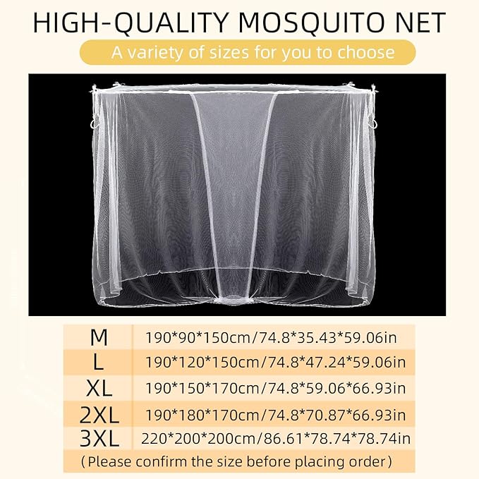 4 Corners Mosquito Net for Mosquiteros para Camas Bed Canopies Netting Bed Drapes Rectangular Mosquito Mesh for Camping Home Outdoor Travel (White,L75 X W35.5 X H59 Inch,Opening)