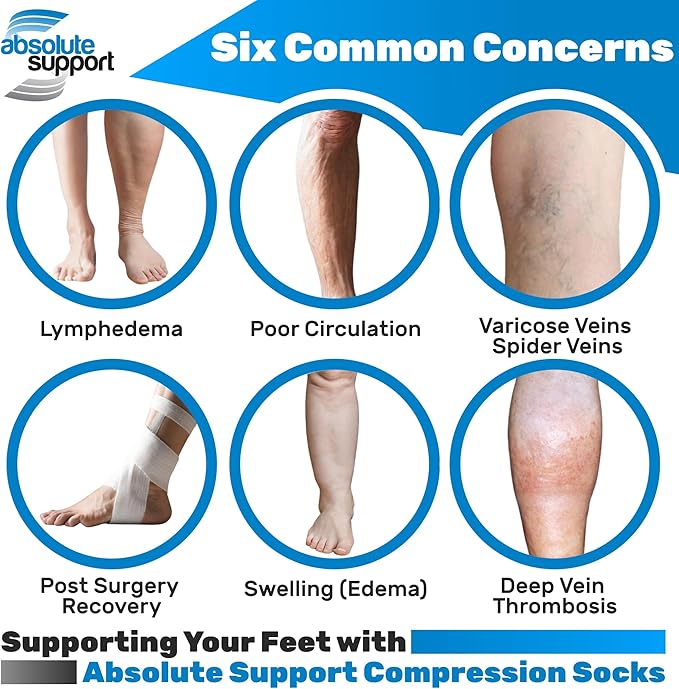 (3 Pairs - Closed Toe) Made in USA - Compression Socks for Women 15-20mmHg - Sheer Compression Knee High Stockings for Post Surgery, Pregnancy, Arthritis, Edema - Black, Large - A101BL3-3