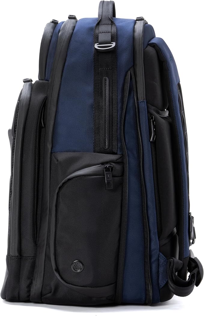 Travelpro Altitude Large Expandable Travel Laptop Backpack 30-36L, 16 Inch Laptop, Water Resistant, Work, Business, Men and Women, Aviator Navy