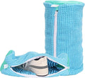 Shoe Washing Bag for Washing Machine, Laundry Shoe Bag for Washer and Dryer, Reusable Shoe Bag, Sneaker Washing Machine Bag (Blue 2pcs)