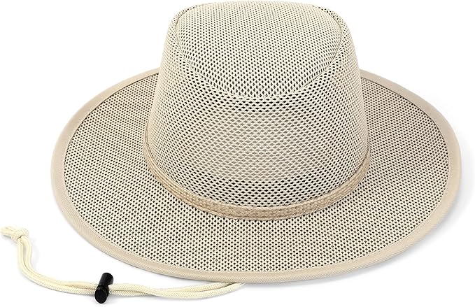 Elias Mesh Breezer Hat for Men & Women - Lightweight Breathable Sun Protection with Wide Brim