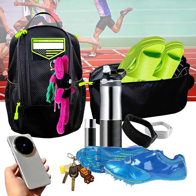 Shoe Bag Golf Travel Gym Sport with Side Accessory Outside Pocket for Socks Shoe Pouch Portable Large Shoe Storage Bag for Packing Zippered (black)