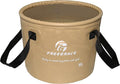 Premium Collapsible Bucket by Freegrace - Compact Portable Folding Water Container - Lightweight & Durable - Includes Handy Tool Mesh Pocket