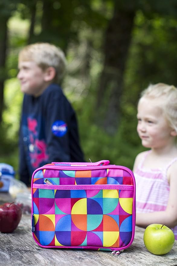 Wildkin Kids Insulated Lunch Box – Durable and Reusable for School & Travel - Owls