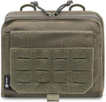 TSPRO Ultra Tactical Molle Admin Pouch Utility EDC Pouch Tool Organizer Clam-Shell Molle Pouches for Tools and Medical Suppliers Organization