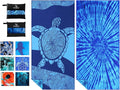 2 Pack Microfiber Lightweight Thin Beach Towel Sand Free Quick Dry Super Absorbent Large Towels for Swimming Pool Yoga Gym Travel Vacation Beach Accessories Essentials for Adults