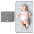Accmor Portable Diaper Changing Pad, Waterproof Baby Changing Mat, Foldable Portable Travel Changing Pads for Baby, Grey