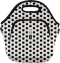Sok It LunchTote Zippered Bag Insulated Neoprene Caddy (Soccer, X-Large 6.5 Quart Lunch Tote)