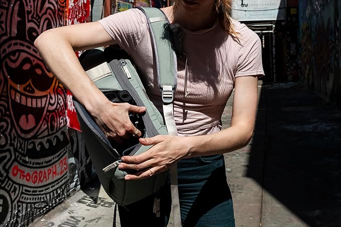 NOMATIC Luma Camera Pack 18L - Camera Backpack Designed by Peter McKinnon - Camera Bag for Photographers (Sage)