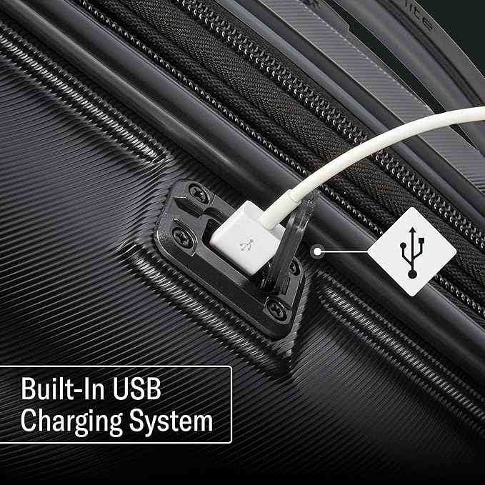 Samsonite Omni 2 Hardside Expandable Luggage with Spinner Wheels, 3-Piece Set (19/24/28), Nova Teal