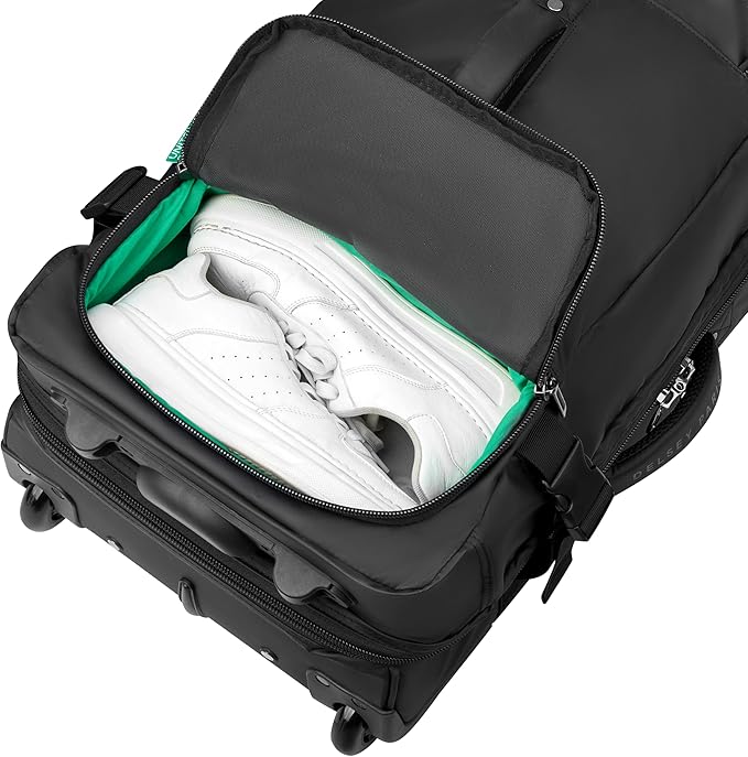 United Colors of Benetton Now Two Wheeled Rolling Duffel Bag