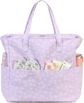 LEDAOU Large Beach Tote Bag Women Waterproof Sandproof Zipper Beach Tote Bag for Pool Gym Grocery Travel with Wet Pocket