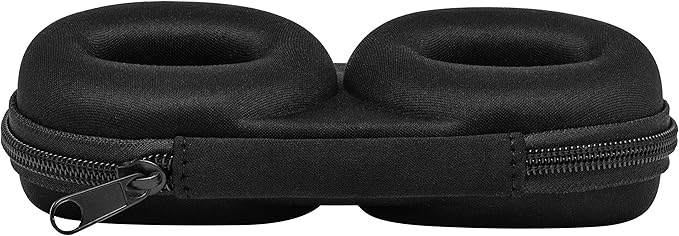 Double Watch Travel Case Storage Holder Box for 2 Watches | Dual Tough Portable Protection w/Zipper Fits All Wristwatches & Smart Watches Up to 50mm (Black)