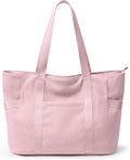Tote Bag for Women with Zipper, Travel Tote Bags with Compartments Large Shoulder Bag Handbag for Gym Work School