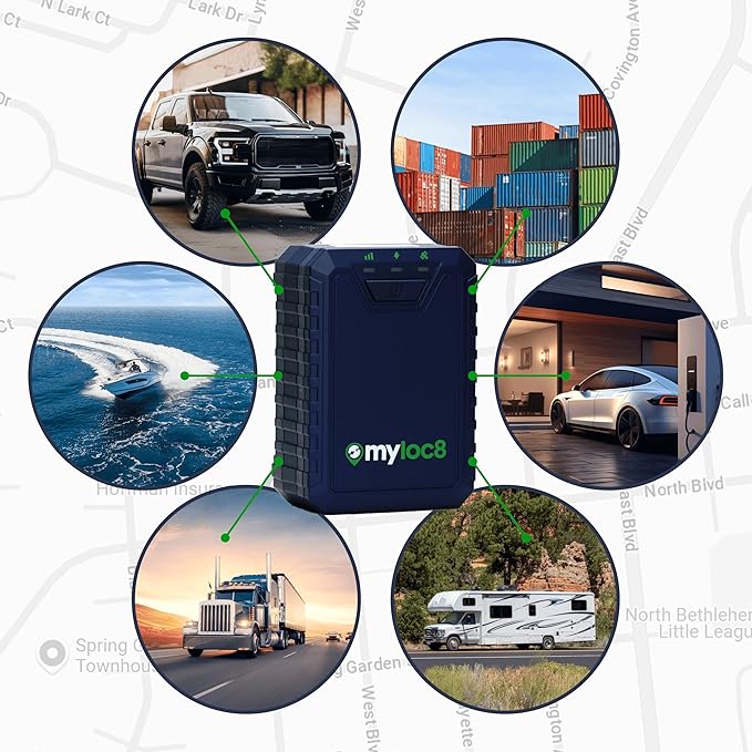 Ultra GPS Tracker for Vehicles – Rugged Waterproof GPS Locator for Cars, Trucks, Hidden Tracking Device, 4G LTE, Real-Time Updates, Long Battery Life (1 Year Subscription incl.)