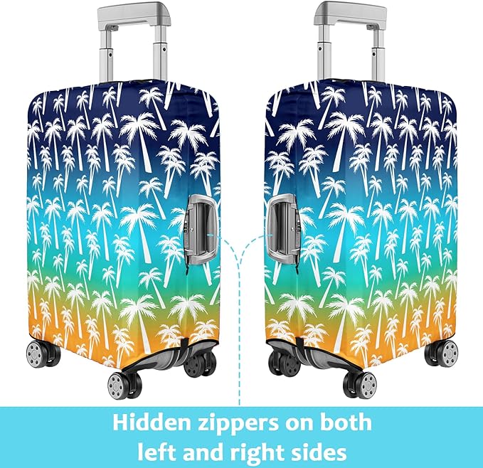 Luggage Cover for Suitcase Elastic Suitcase Cover Protector, Carry On Luggage Sleeve Anti Scratch Travel Essentials Suitcase Protector Fits 27-29