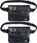 Freegrace Waterproof Pouches with Waist Strap / Pouch Case Bundle Set- Keep Your Phone & Valuables Dry and Safe - Waterproof Dry Bags for Boating Swimming Snorkeling Kayaking Beach Water Parks Pool