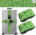 Luggage Straps for Suitcases TSA Approved, Luggage Identifiers for Suitcase, Adjustable Suitcase Strap for Baggage Security with Cute Patten, Travel Necessary Accessories (Tussock)