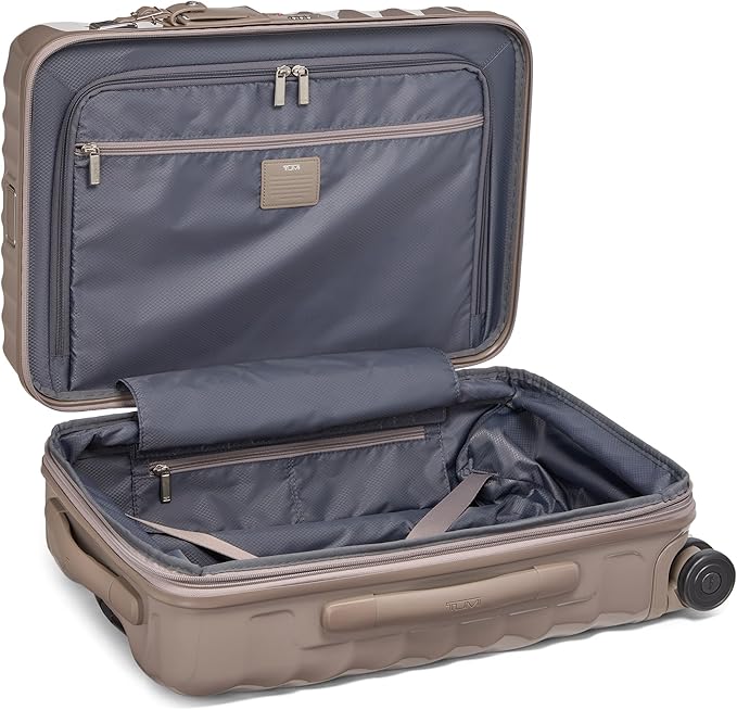 TUMI - 19 Degree International Expandable 4 Wheeled Carry-On - Hard Shell Suitcase - 21.8" X 14.0" X 9.0" - Moon Rock