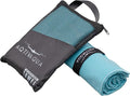 AqtivAqua Quick Dry Towel - Lightweight Microfiber Travel Towel w/Bag - Fast Drying Towel Set for Camping, Beach, Pool, Gym, Backpacking, Sports, Yoga & Swim Use, Hiking (Blue, M:24"x40")