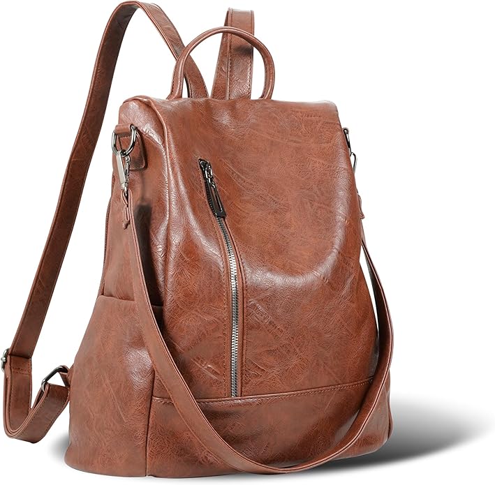 Women Backpack Purse PU Leather Anti-theft Casual Shoulder Bag Fashion Ladies Satchel Bags