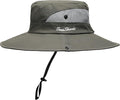 Womens Summer Sun Hat Beach Hat Wide Brim Outdoor UV Protection Hat Foldable Cool Mesh Ponytail Bucket Hat