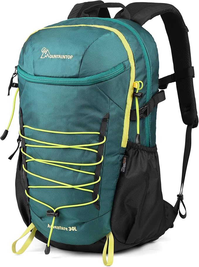MOUNTAINTOP Hiking Backpack,30L Camping Backpack, Men Women Hiking Daypack Lightweight Travel Backpack for Camping Climbing Skiing Cycling