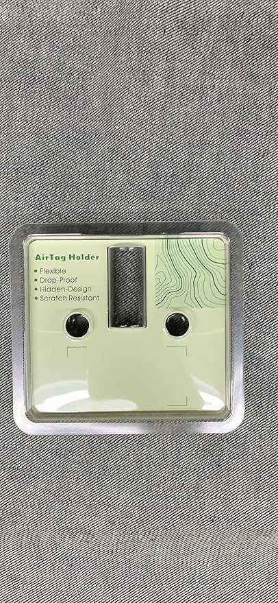 for Airtag Holder for Kids Hidden 2 Pack GPS Tracker Case, Anti-Removal Sercutiry Air Tag Case with Pins, GPS Cover Suitable for Children, Elderly, Pets, Backpack, Luggage (Blue&Black)
