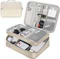 Electronic Organizer Travel Case, Travel Cord Organizer Case Portable Waterproof Cable Organizer Bag for Charger, Cord, USB, Power Bank, Earphone
