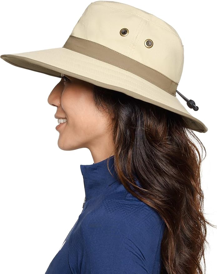Coolibar UPF 50+ Men's Women's Matchplay Golf Hat - Sun Protective