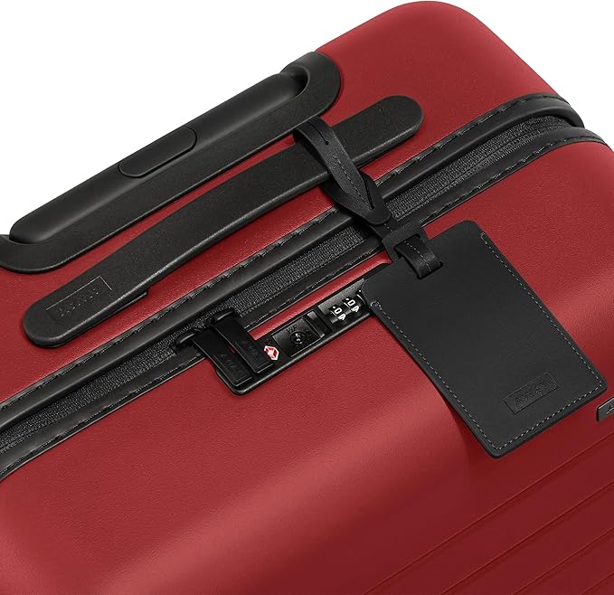 Away Bigger Carry-On Luggage, Lightweight Hardside Large Suitcase with Spinner Wheels, TSA Lock, Airline Approved, Tango Red