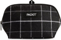 PackIt Snack Bag, Black Grid, Normal
