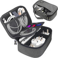 sisma Travel Electronics Organizer Tech Accessories Case Small Carrying Bag for Charging Cables Phone Chargers USB Plugs Power Cords Earbuds Adapter - Special Edition
