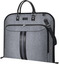 BALEINE Travel Garment Bag, Travel Suit Bag for Men, 42'' Waterproof Carry on Garment Bags for Hanging Clothes, Garment Duffel Bag for Travel Business (Grey)