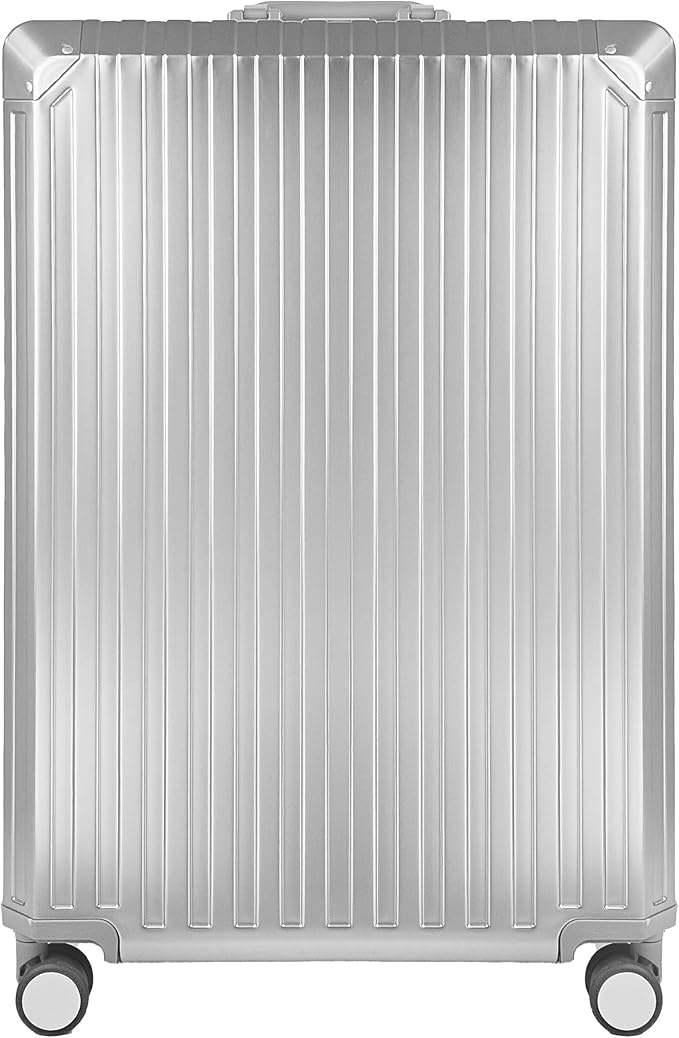 X2 All Aluminum Luggage Suitcase 3 Sizes (20",26",29") TSA Lock Carry On Silver (Double Set 20" & 29")