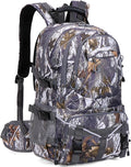 Nerlion 40L Hiking Backpack Travel Backpack for Men Women Camping Waterproof Outdoor Hiking Daypack Lightweight Backpack (Yellow Leaves)