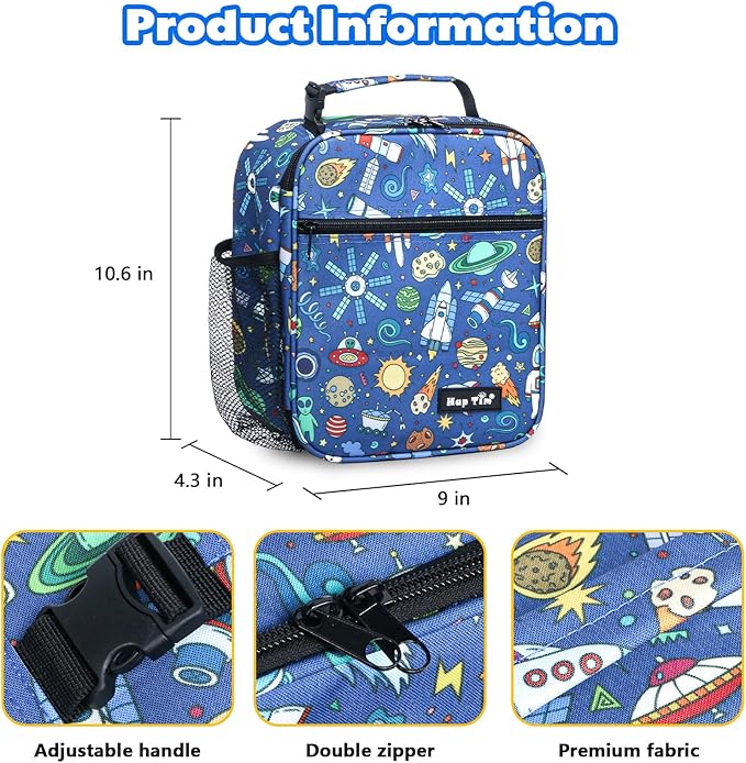 Hap Tim Insulated Lunch Bag Women, Reusable Lunch Box for Women & Men, Adluts Lunchbox for Work, Portable Lunchbag（18654-XK）