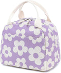 Bluboon Lunch Bag for Women Men Cute Corduroy Lunch Tote Bags Reusable Insulated Lunch Box Large Capacity Reusable Insulated Cooler for Work Picnic or Travel