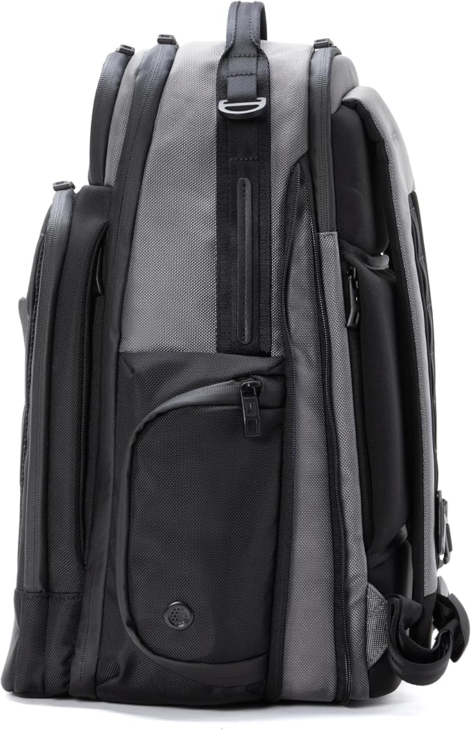 Travelpro Altitude Large Expandable Travel Laptop Backpack 30-36L, 16 Inch Laptop, Water Resistant, Work, Business, Men and Women, Falcon Grey